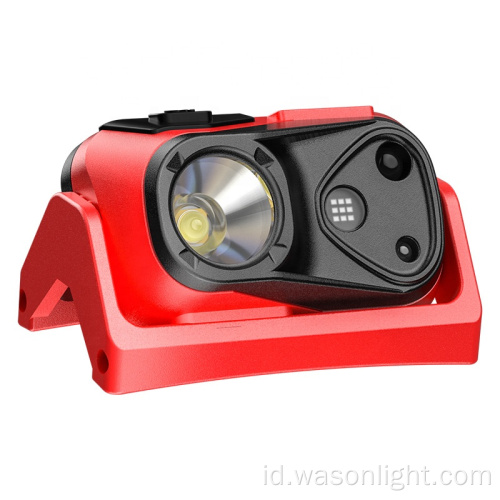 2023 New Super Mini Compact 39G Lightweight Rechargeable Headlamp Outdoor Running Camping LED LEAD Lampu untuk Anak -anak Hadiah